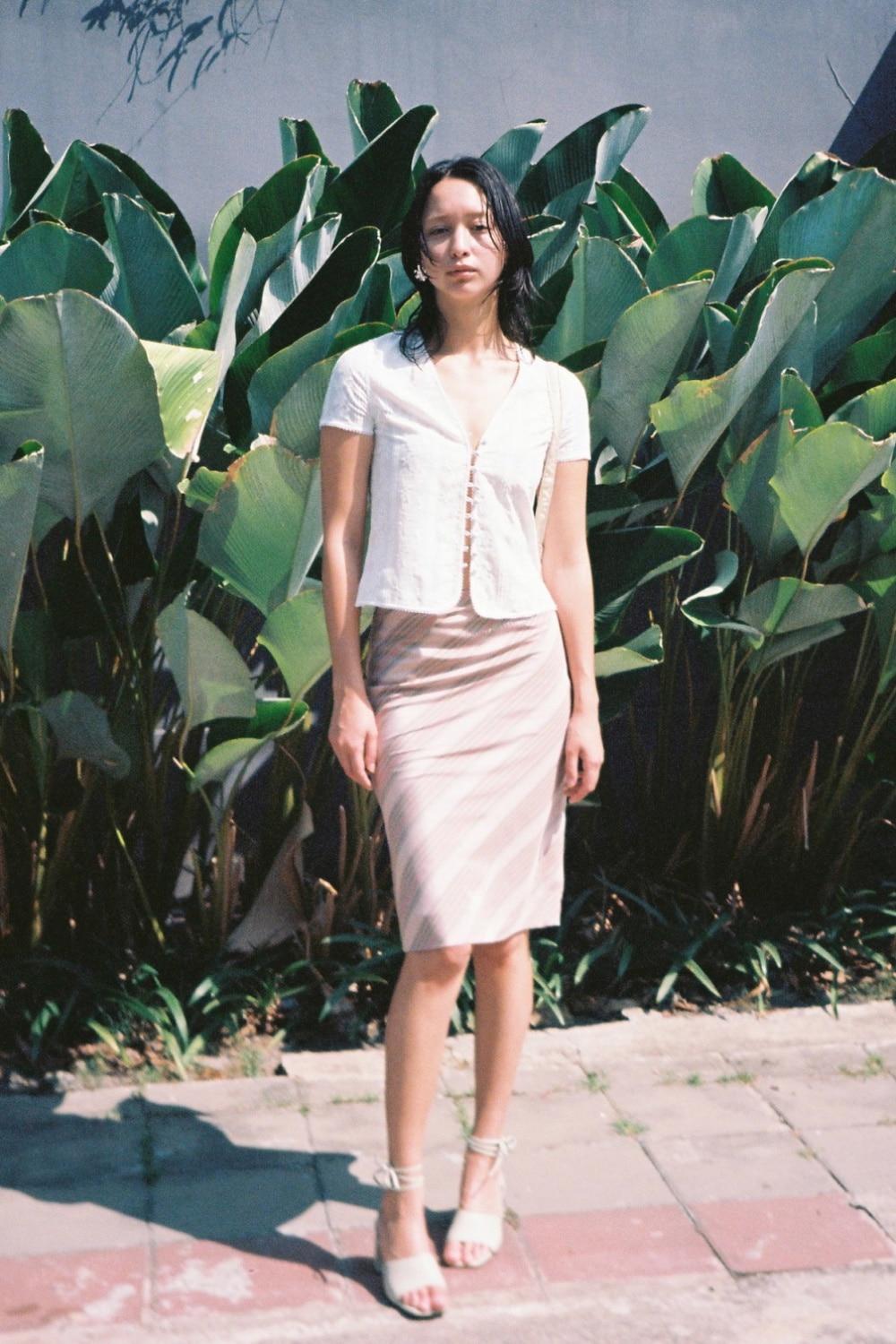 Karin Skirt_Dry rose