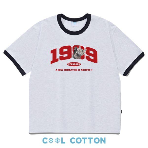 CAT 1989 쿨 코튼 링거 반팔(SRSSTD-0069)