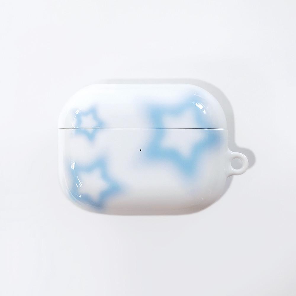 [뉴진스 민지님 착용]Smudging stars 3D 스머징 스타 유광 하드 에어팟 버즈 케이스