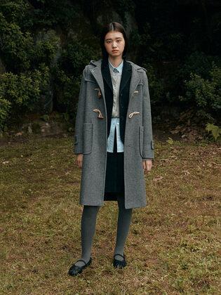 TRAD DUFFLE COAT_GRAY [U2W0H805/16]