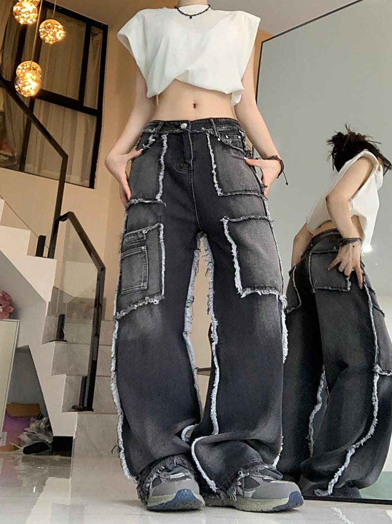 루손 와이드 데님 팬츠