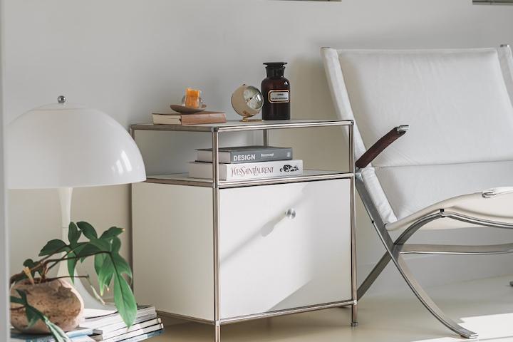 SPM 가죽 모듈가구 SB017 사이드테이블 협탁 거실수납장