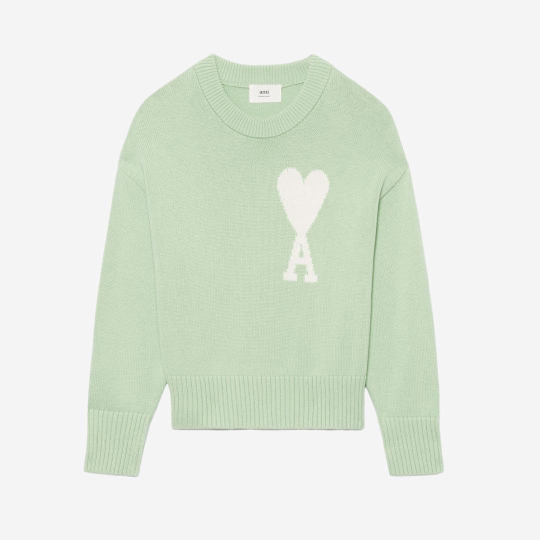 AMI de Coeur Oversize Sweater Aqua - 22SS