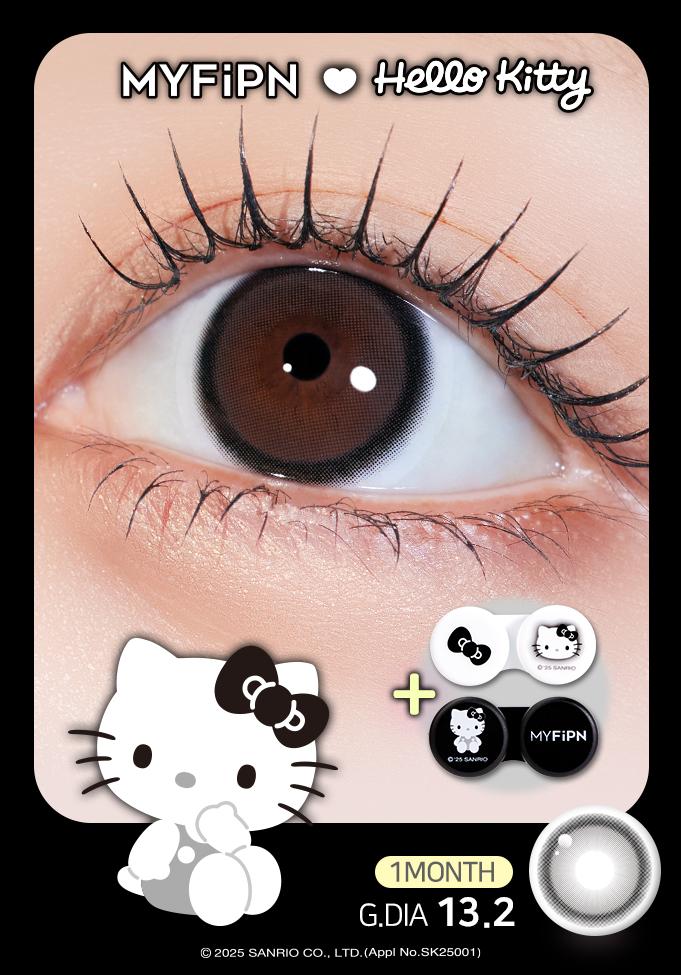 🎀헬로키티 • 블랙 13.2 [원먼스/2PCS]