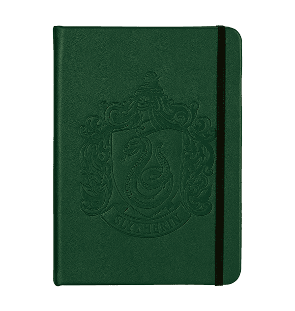 Personalised Slytherin Crest Embossed Journal