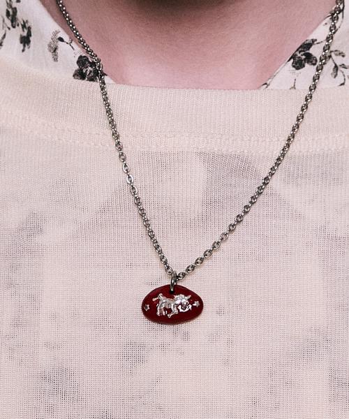 guardian necklace-red