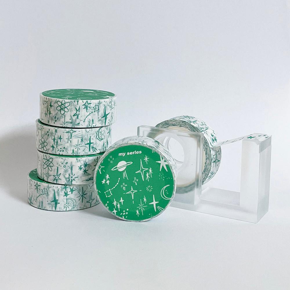 [마이시리즈] 초록우주 마스킹테이프