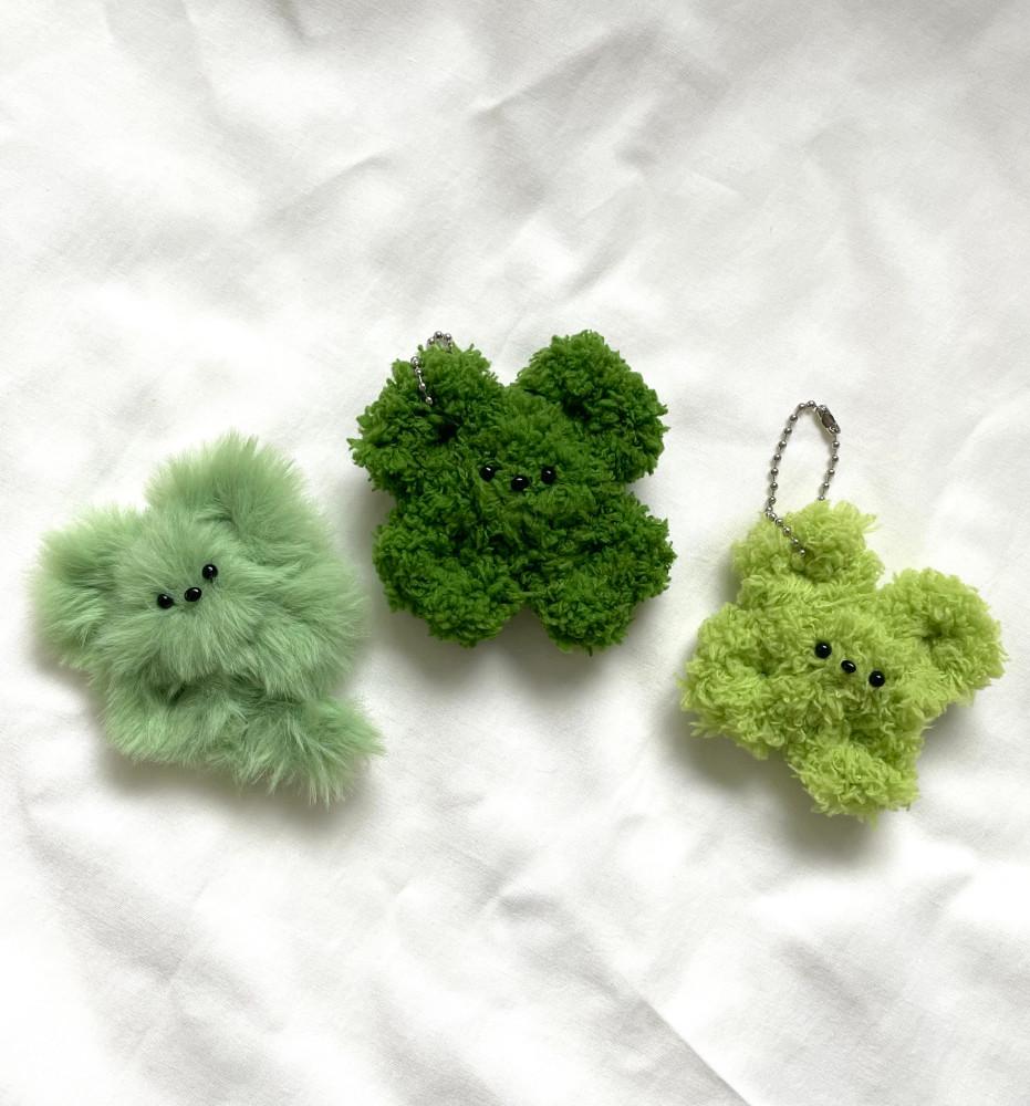 페어리 클로버 / 네잎클로버 키링 / 모루인형 / 백참 / 키홀더