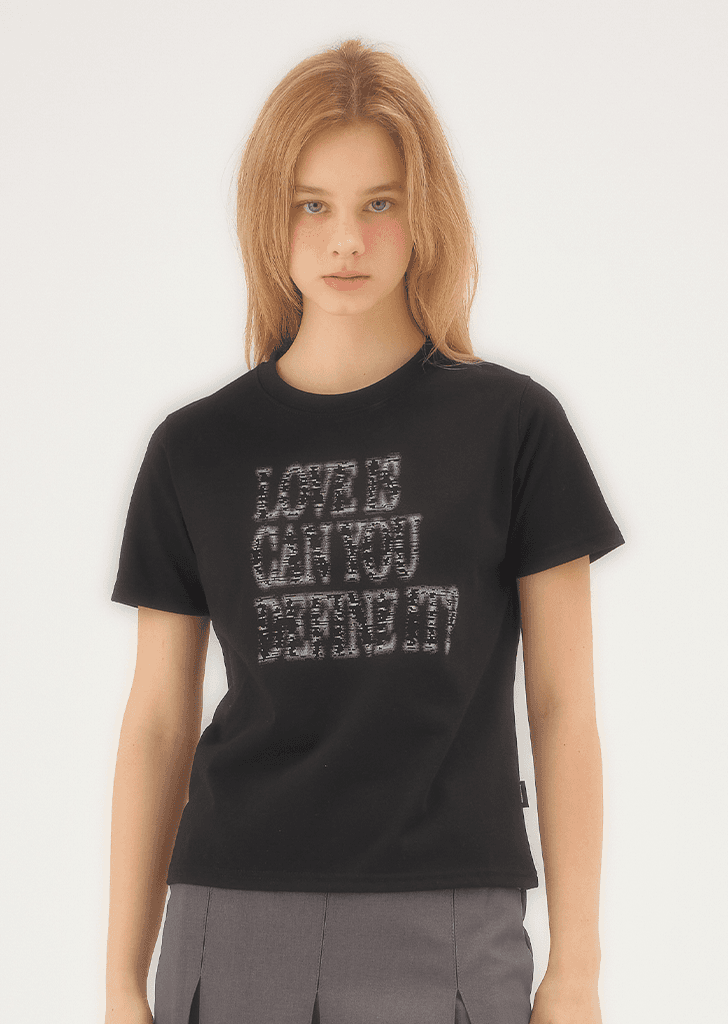 L.C.D W T-shirt (Black)