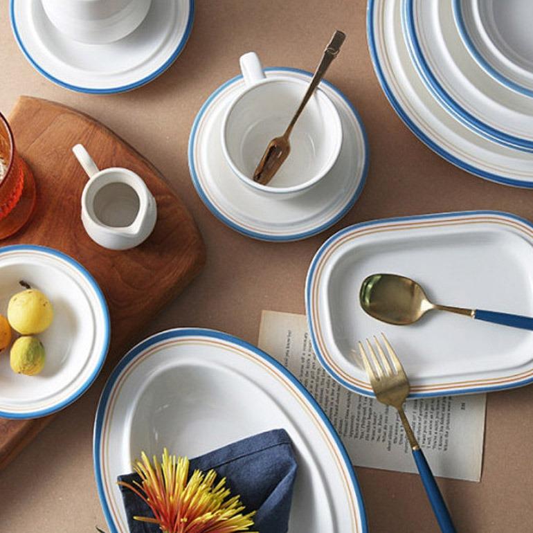 시라쿠스 메이플 코지 블루 테이블웨어 모음전 (21P)