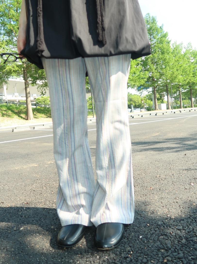 COTTON CANDY STRIPE BANDING PANTS