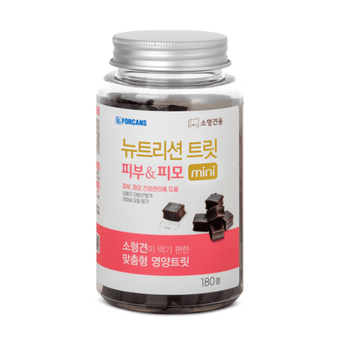 포켄스 강아지 영양제 뉴트리션 트릿 미니, 피부&피모, 1개