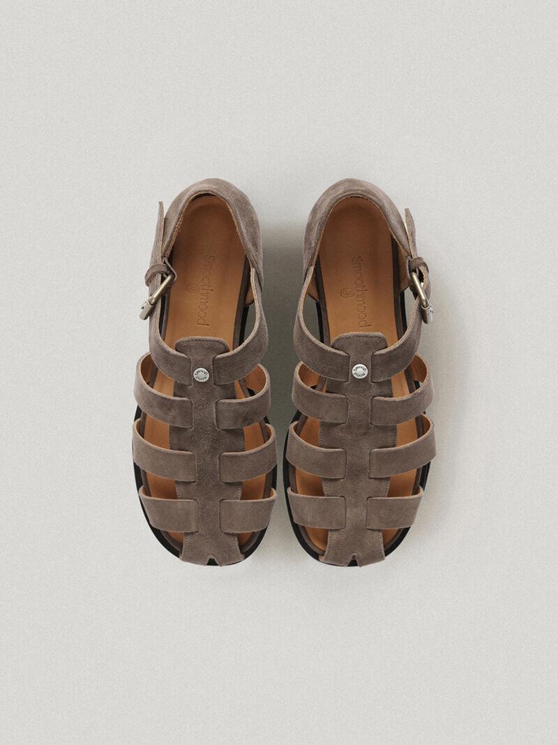 Marrakech Suede Sandal Taupe