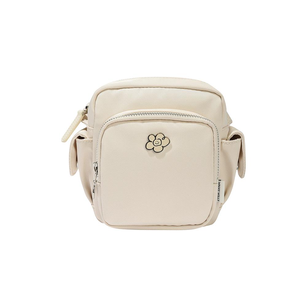 [패밀리세일]릴리 카고 미니 크로스백 아이보리