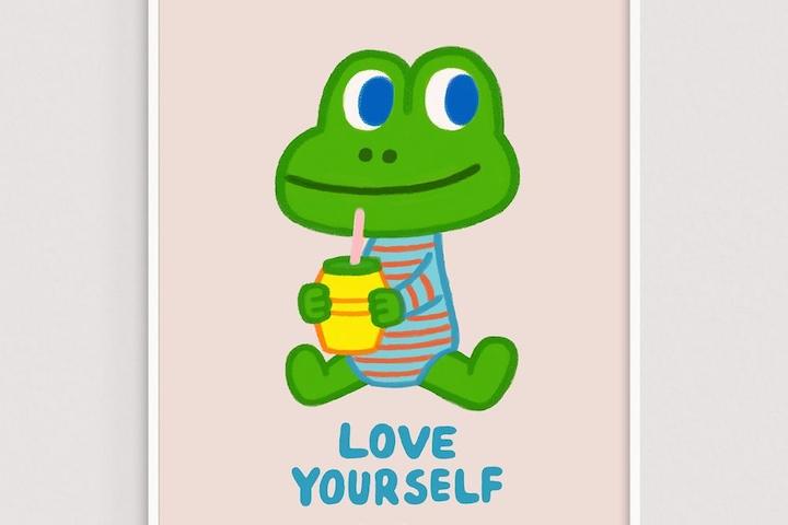 포비의 바나나우유 아이방 포스터 (031)