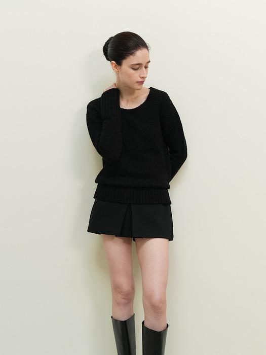 French pantskirt - Black
