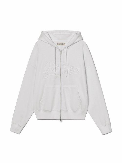 JORDAN PIGMENT ZIP-UP HOODIE (WHITE)