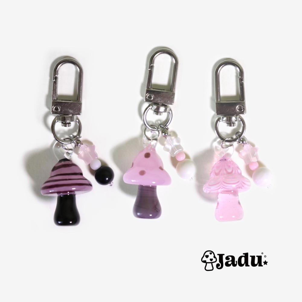 [JADU] Mushroom keyring (3종)