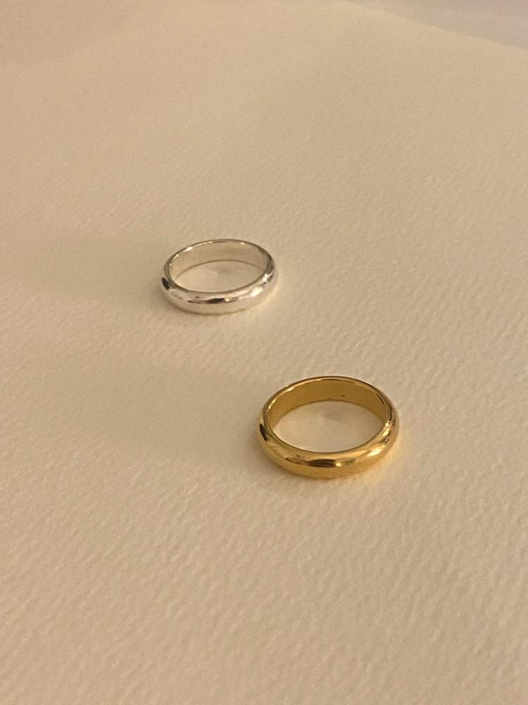 925silver 18k도금 도넛 반지