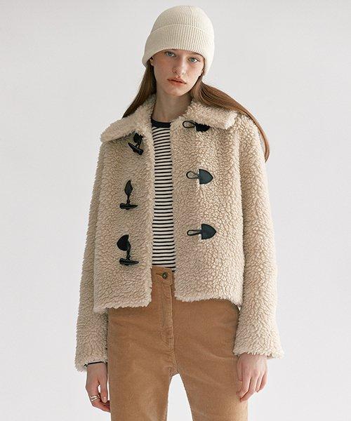 TOGGLE ECO FLEECE MUSTANG JACKET_IVORY [U2W0F860/13]