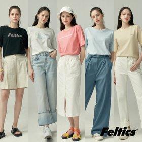 22SS 여성 오가닉 레터링  티셔츠 5종