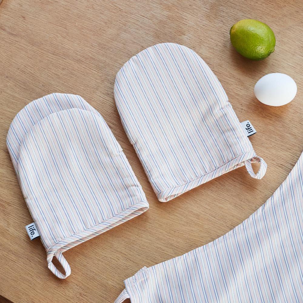 클래식 주방장갑 - 빈티지 롤리핑크 (2p set)