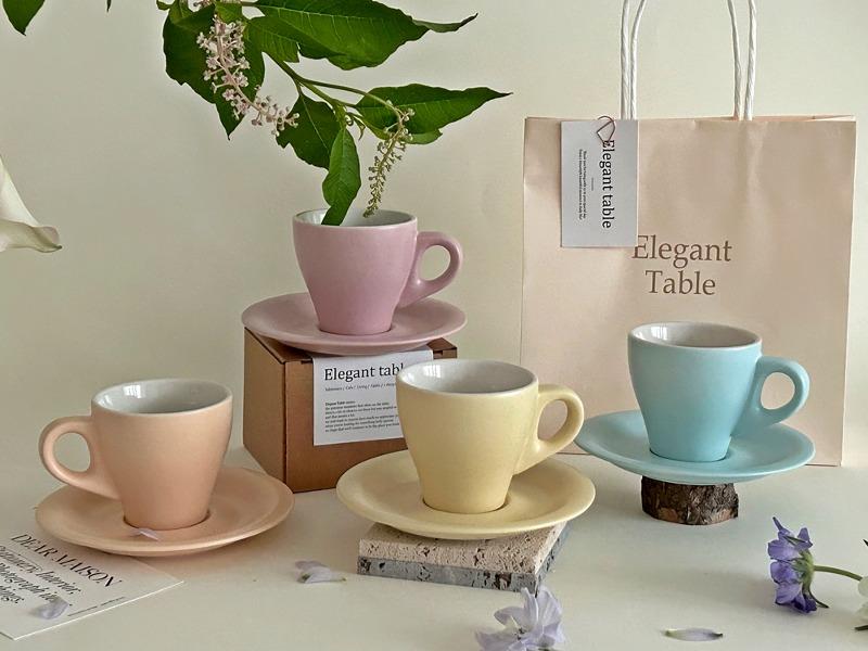 클로리스커피잔세트 4color 신혼 홈카페 집들이 선물