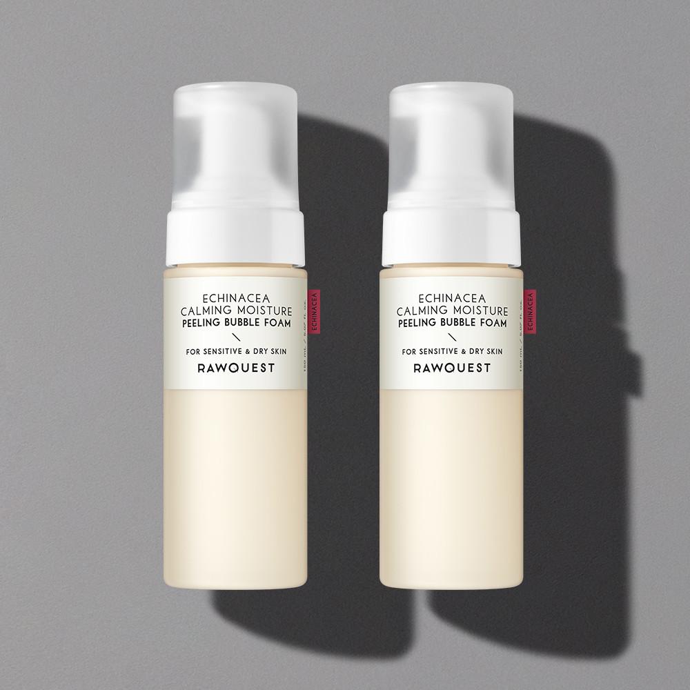 [로우퀘스트] 1+1 에키네시아 카밍 모이스처 필링버블폼 150ml+150ml 약산성 저자극