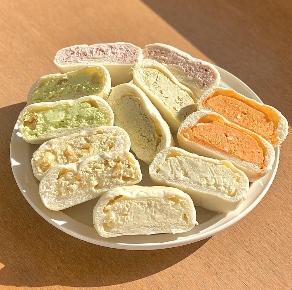 모찌빵 크치빵 쫀득빵 크림치즈빵 카페까르네