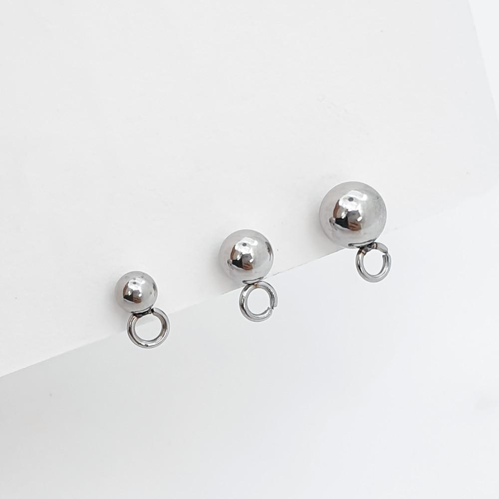 써지컬스틸 귀걸이침 볼 포스트(size3)