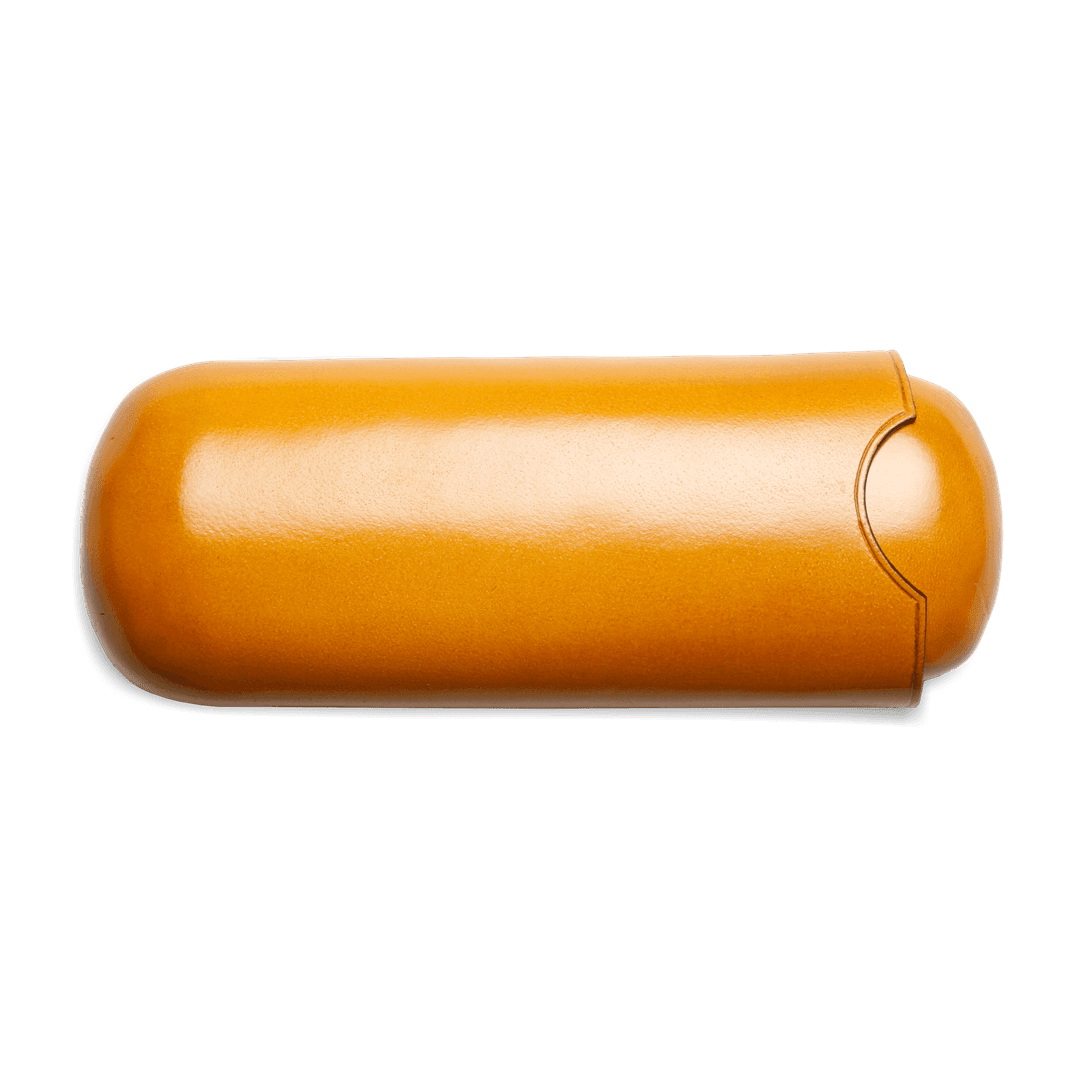Glasses case - ochre