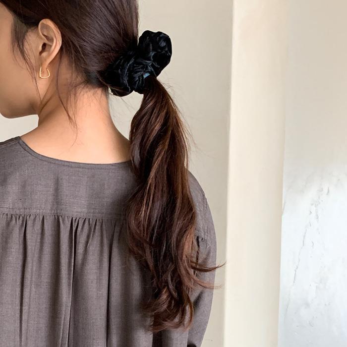 벨벳 실키 데일리 머리끈