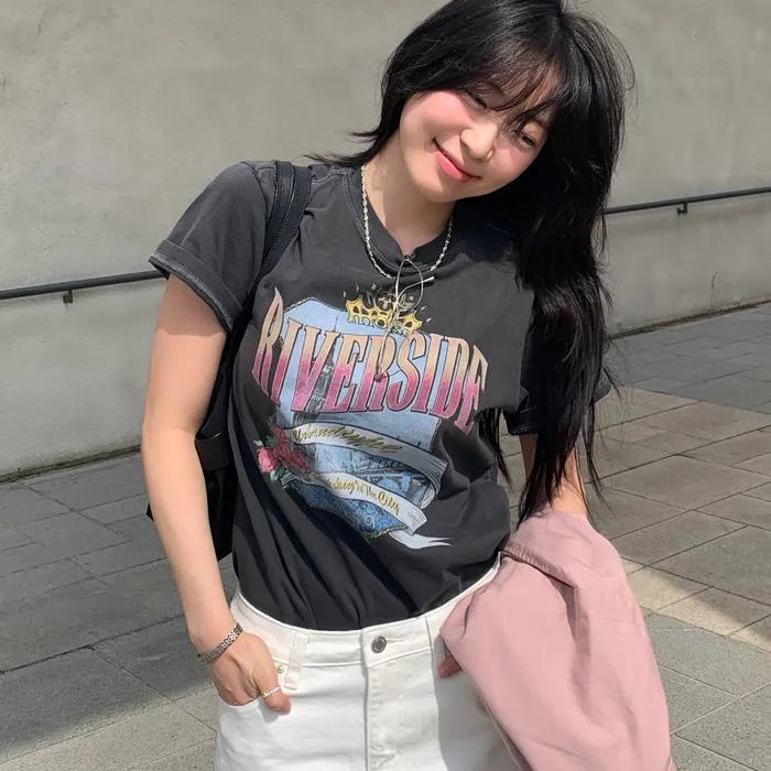 [한삐우, 쁨이 PICK] 리버사이드 시티 티셔츠_3color