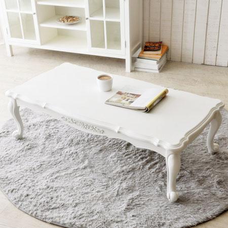 스테이홈)화이트로즈클래식거실테이블