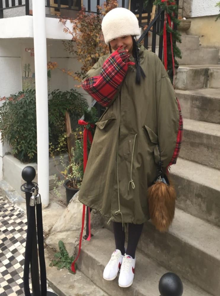 (당일) 런던 롱 패딩 야상 점퍼