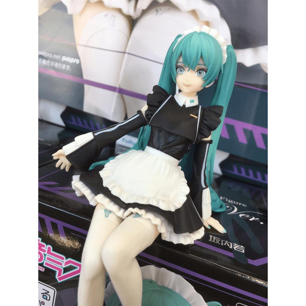 보컬로이드 미쿠 메이드 하츠네 피규어 후류 누들 프레스