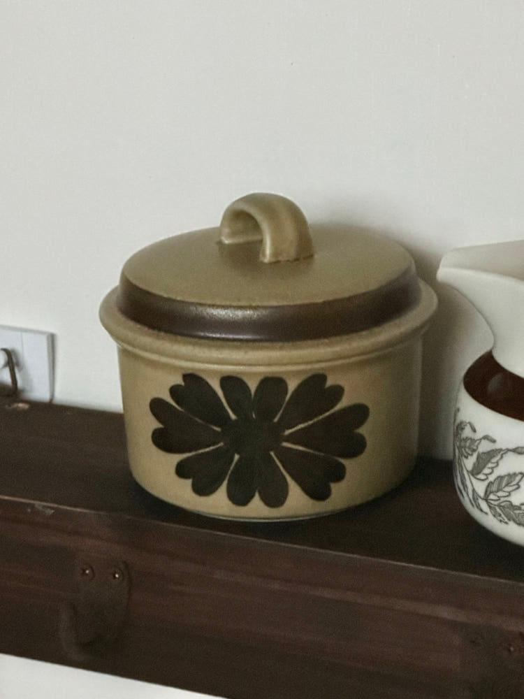 [중고] 아라비아핀란드 툰투리 슈가볼 / Arabia Finland Tunturi sugar bowl