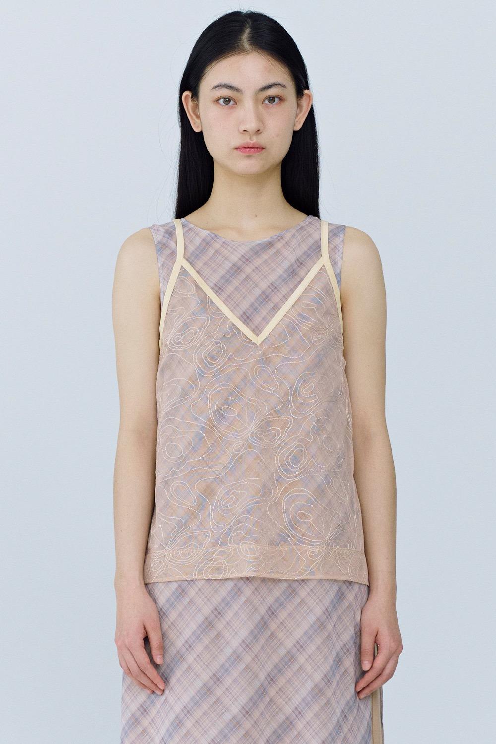 layer bustier (beige)