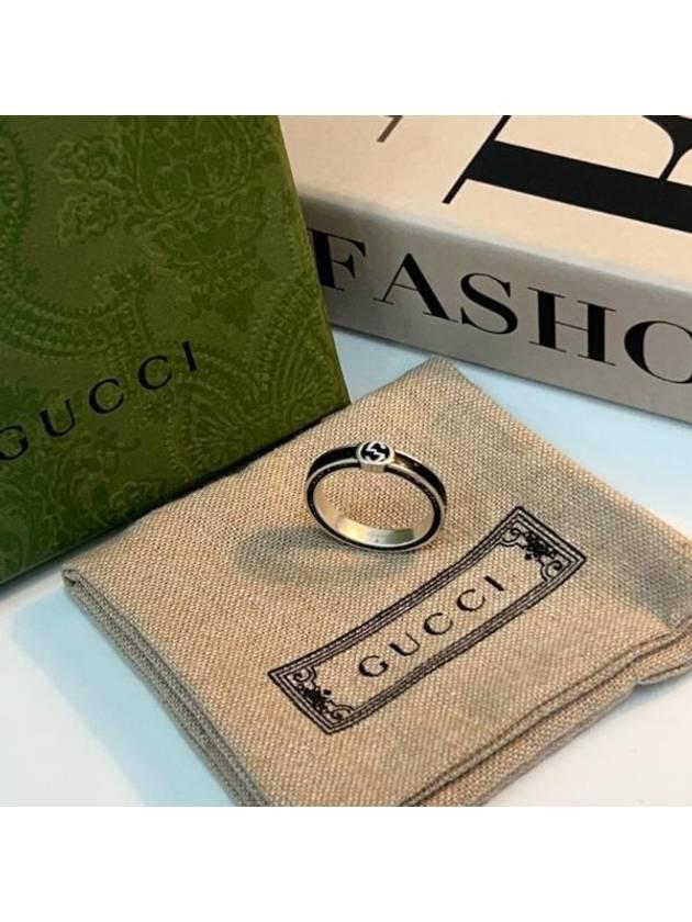 23SS 구찌 인터로킹 G 슬림 실버 반지 YBC701620001   |   발란코드 [38311685]