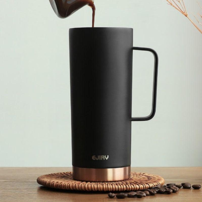 [정품] 에지리 블랑 대용량 텀블러 벤티 사이즈 600ml 손잡이텀블러-레드/블루/블랙