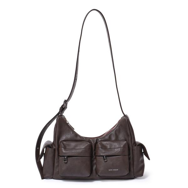 포켓 머그백 pocket mug bag M brushed chocolate