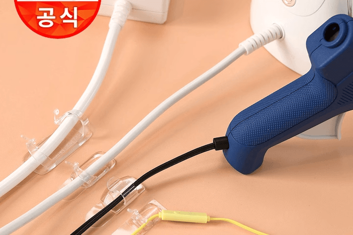 간편한 콘센트 멀티탭 케이블 전선정리 클립 테이프 모음전