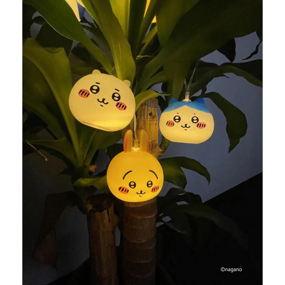 나가노 농담곰 치이카와 하치와레 우사기 인테리어 전구 조명 무드등 룸 라이트 6구