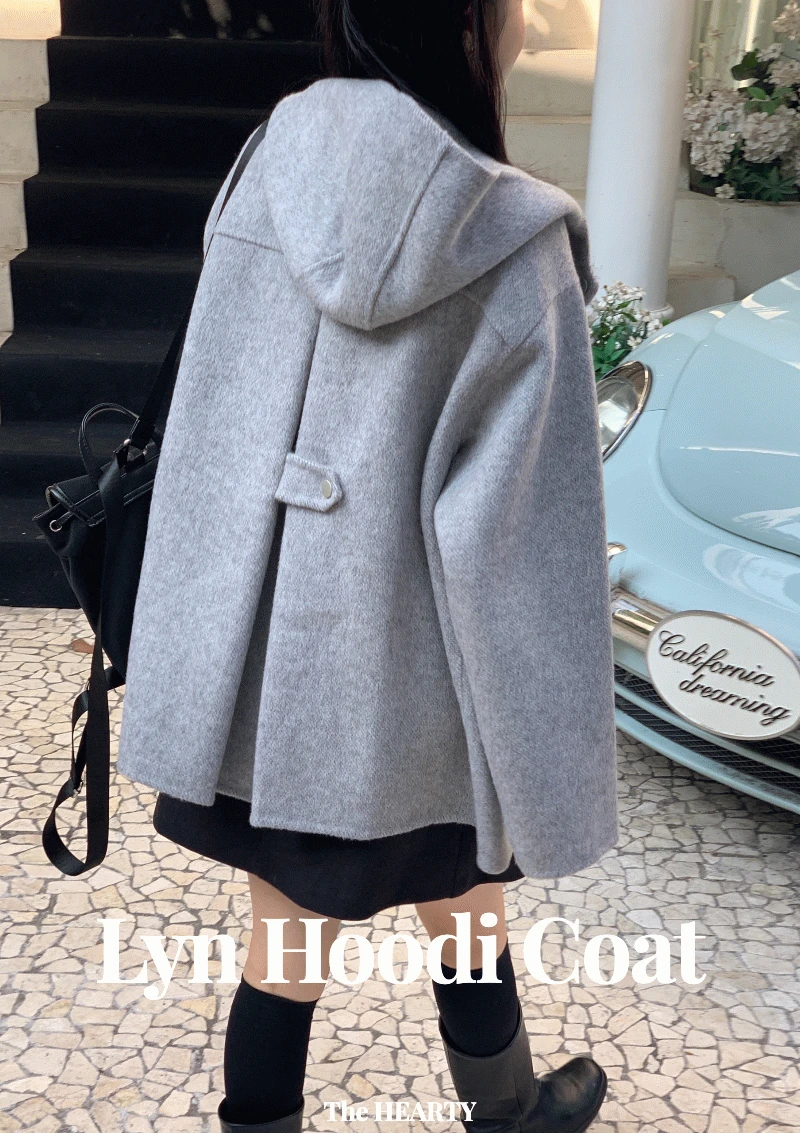 [100장돌파/ 울 90] 린 후드코트 _ 2 colors