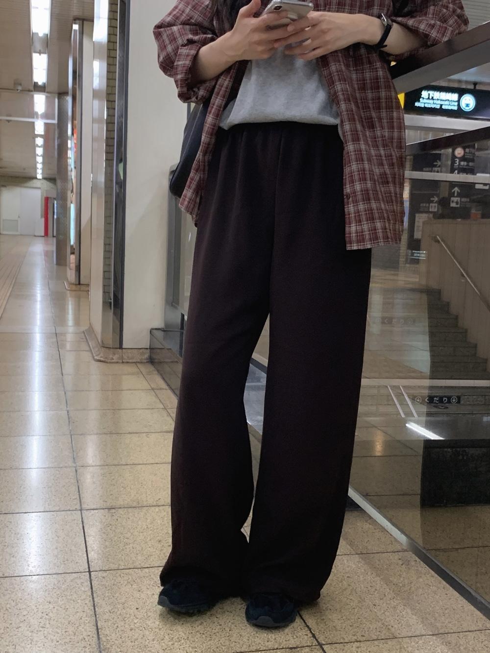 홉 밴딩 슬랙스 pants