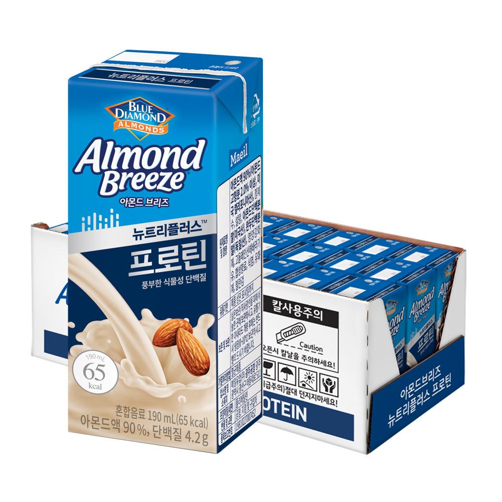아몬드브리즈 뉴트리플러스 프로틴 190ml 24팩