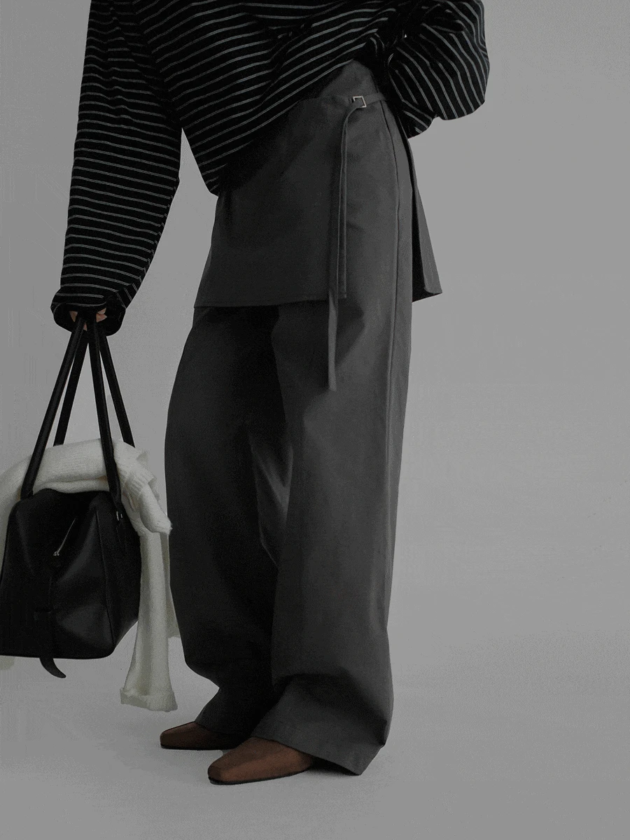 랩스커트세트와이드팬츠