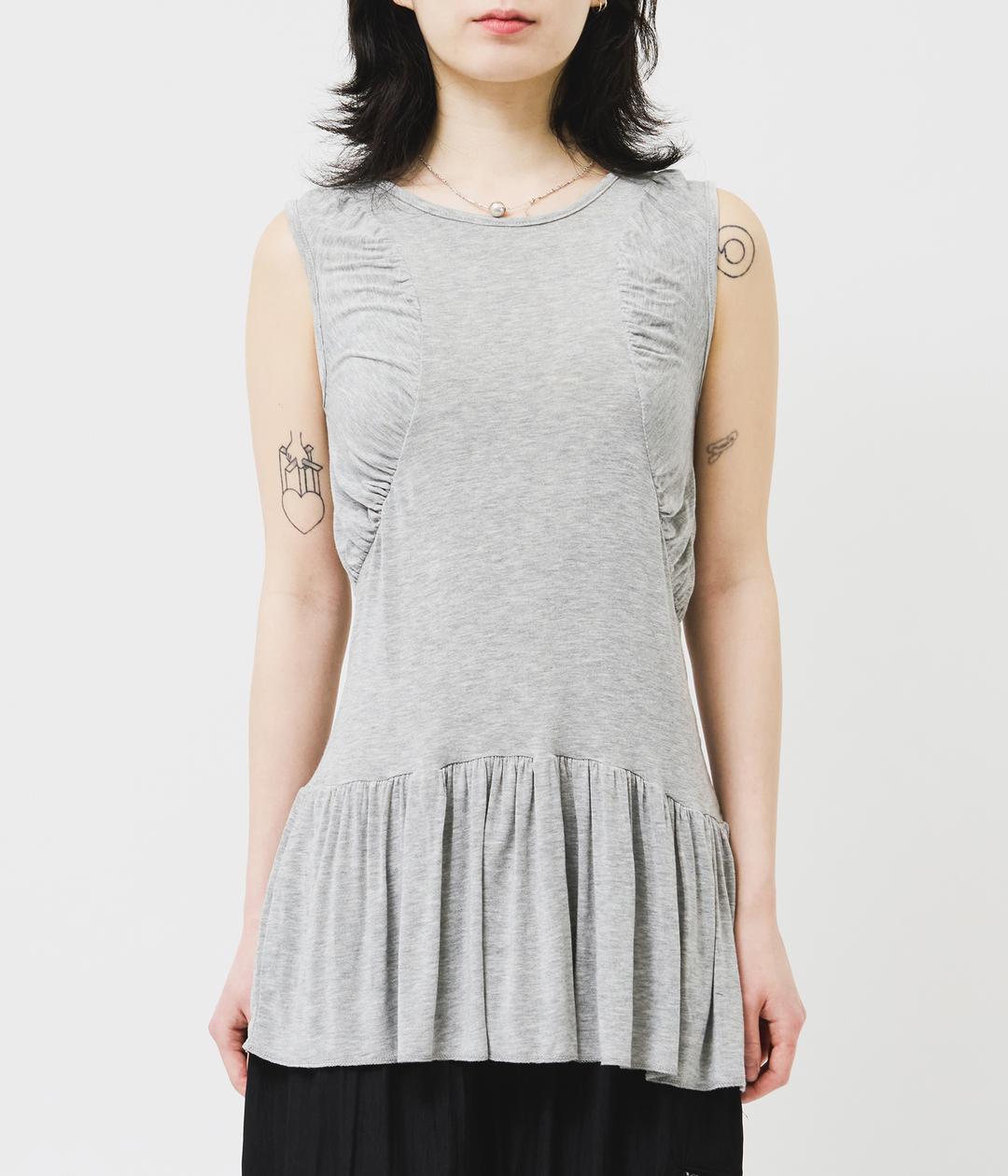 (W) June Shirring Sleeveless (3color)
