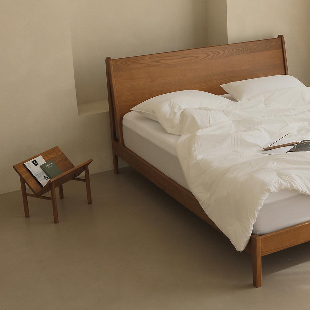 베른 애쉬 원목 침대 프레임 SS K LK