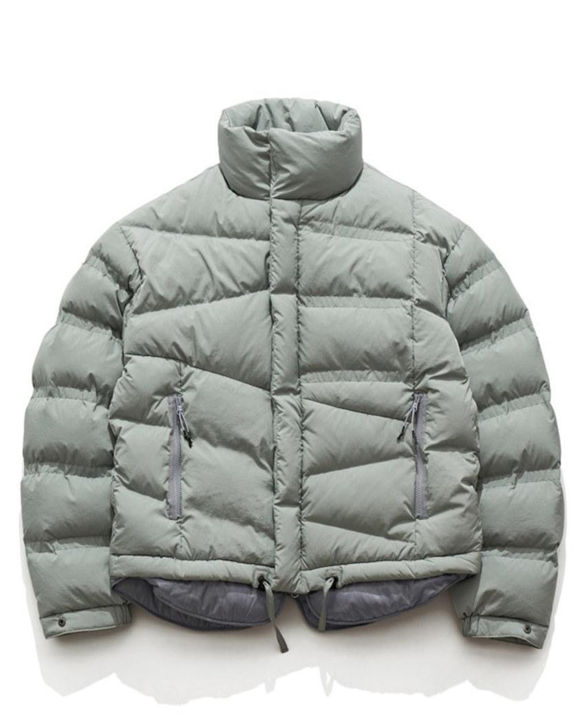 21FW UNAFFECTED LAYERED OVERSIZED DOWN JUMPER SAGE BLUE